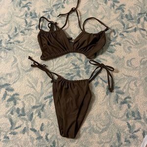 Princess Polly brown bikini